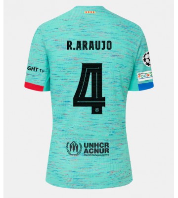 Barcelona Ronald Araujo #4 Tredje trøje 2023-24 Kort ærmer